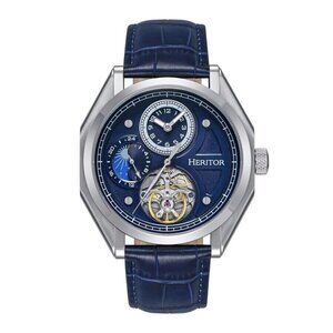 NWT Authentic Heritor Antoni Automatic Blue Dial Men's Watch